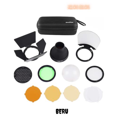 GODOX AK-R1 丸形フラッシュヘッドアクセサリーキット GODOX V1 AD100Proスピードライトおよび AD200 AD200Pro H200Rフラッシュヘッド用