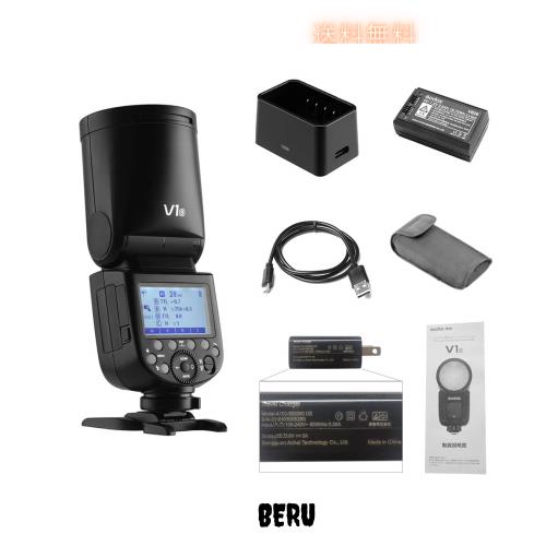 【Godox正規代理】Godox V1S Sony対応 76WS 2.4G TTL ラウンドヘッド 1/8000 HSS フラッシュ ストロボ Sony a7RII a7R a58 a99 ILCE6000L