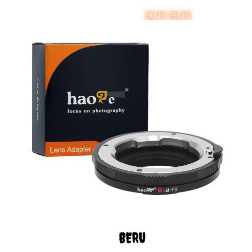 Haoge マクロフォーカスレンズマウントアダプター Leica M LM Zeiss ZM Voigtlander VMレンズから富士フイルム Fuji X FXマウントカメラ