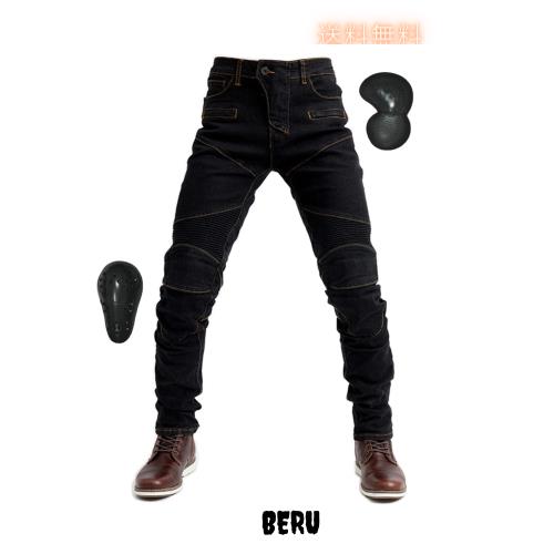 [RENHE] メンズバイクパンツ ライダースパンツ デニム ライディングパンツ プロテクター 耐磨耗性 バイクズボン 春夏秋冬 バイクデニム の通販は 6,219円