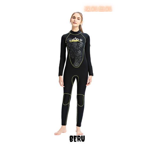 MORGEN SKY ウェットスーツ 5mm レーディス フルースーツ 手足ファスナー付 サーフィン ダイビング バックジップ仕様 1107(S)