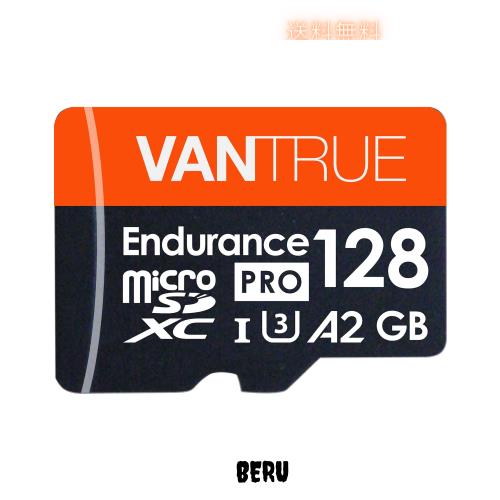 VANTRUE 128GB microSDカード U3 高速Class10 UHS-I microSD メモリーカード 4K UHD 動画撮影 マイクロSDカード ドライブレコーダー アク