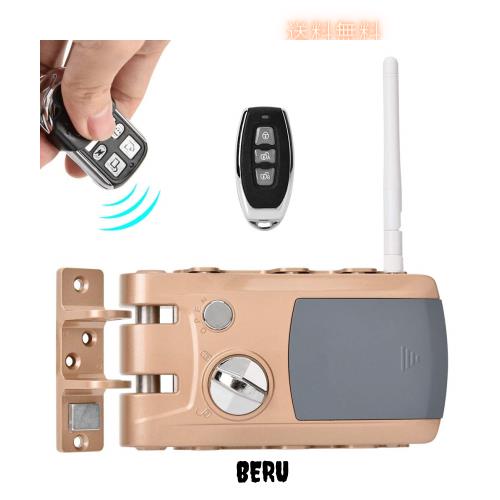 Estink インテリジェントドアロック、ホームアパート倉庫ガレージ用の4つのリモートコントローラーを備えた盗難防止セキュリティシステムの通販は 21,773円