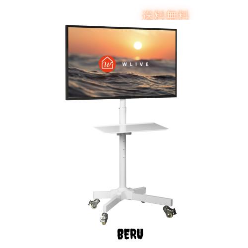 WLIVE テレビスタンド テレビ台 tvスタンド 液晶TVスタンド 32インチ対応 55インチ対応 60インチ対応 キャスター付き VESA規格対応 壁寄