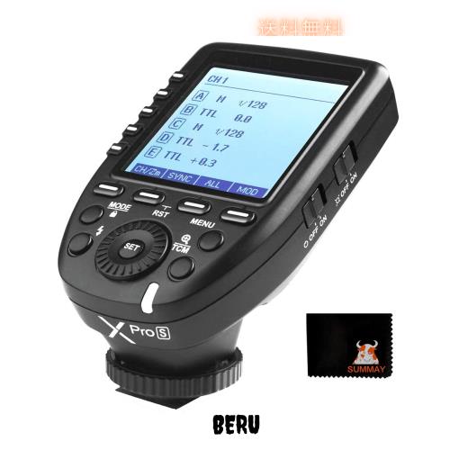 【Godox正規代理＆日本語取説書】GODOX Xpro-S ソニー用 送信機 フラッシュトリガー コマンダー ハイスピードシンクロ1/8000s Sony一眼レ