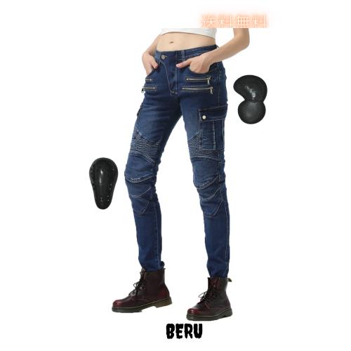 [RENHE] バイク用パンツ レディース バイクレディースパンツ プロテクター付き ライディングパンツ ライダースパンツ ストレッチ 耐磨 バの通販は 6,660円