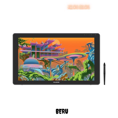 HUION 液タブ Kamvas22 Plus 液晶ペンタブレット 21.5型 量子ドット 広 