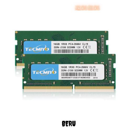 テクミヨ ノートPC用メモリ 32GB(2x16GB) DDR4 2666MHz PC4-21300/PC4-21333 用 専用増設メモリ CL19 32GB(2x16GB)の通販は