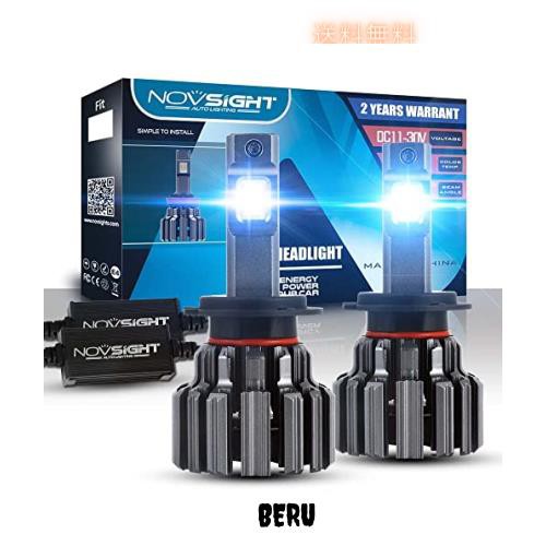 NOVSIGHT 日本直営店 NOVSIGHT-F03 シリーズ - 超高輝度80W(40Wx2) 12000LM(6000LMx2) 6500K - H7 車用ledヘッドライト/フォグランプの通販は