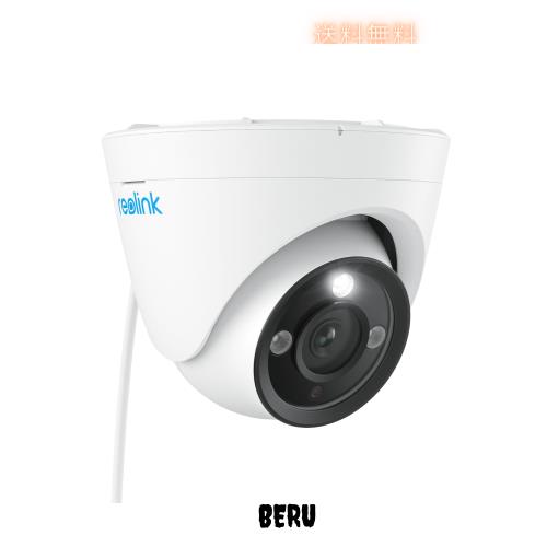 REOLINK 防犯カメラ 12MP PoE給電 有線接続 カラー暗視 AI検知 双方向音声 ONVIF対応 センサーライト付き H.265 IPカメラ 24/7常時録画