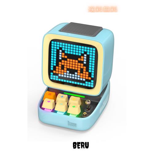 Divoom Ditoo-ProポータブルBluetoothスピーカー3.55インチLEDスクリーンピクセルディスプレイ、DSPワイヤレススピーカーAPPコントロール