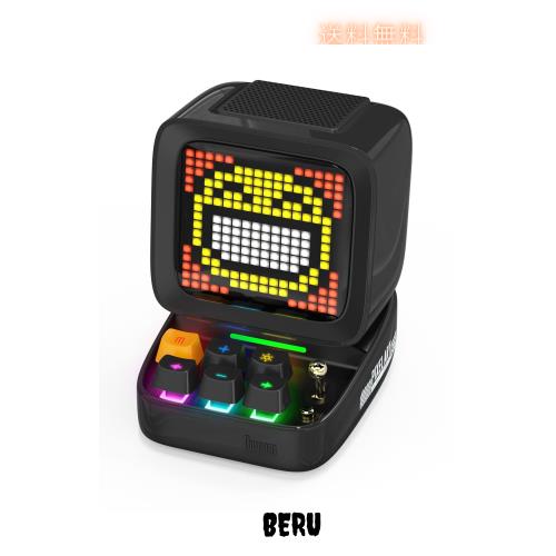 Divoom Ditoo-ProポータブルBluetoothスピーカー3.55インチLEDスクリーンピクセルディスプレイ、DSPワイヤレススピーカーAPPコントロール