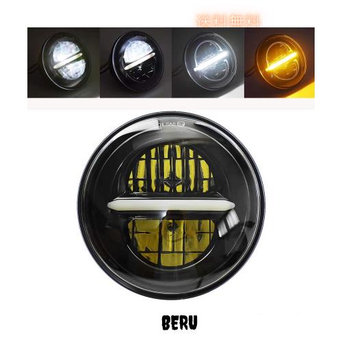 YIBO オートバイのヘッドライト 5.75インチ ヘッドライト LEDヘッドランプ プロジェクター ドライビングライト DRL付き 高輝度LED ハーレの通販は 6,486円