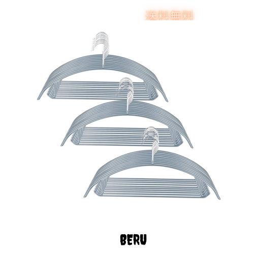 Cozyone ハンガー シルバー 30本組 スーツハンガー ジャケットハンガー ネクタイハンガー 人体ハンガー すべらない 滑らないハンガー ハの通販は 4,880円