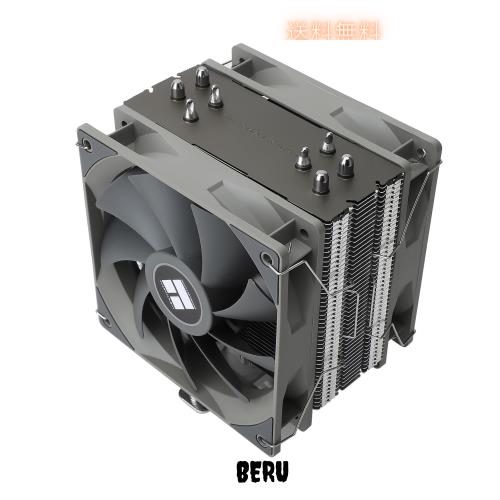Thermalright AS120 PLUS CP クーラー、単塔式の両扇風機の放熱器、4本のAGHPヒートパイプを含んで、AMD/Intelプラットフォームを支持しの通販は