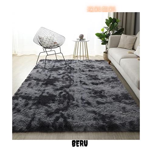 カーペット SpyFlyLie 洗えるラグ 北欧 長方形 ラグマット極厚毛足約4.0cm 絨毯 防ダニ 滑り止め付 抗菌 防臭 ふわふわ 秋冬 冷房 床暖房の通販は 5,226円