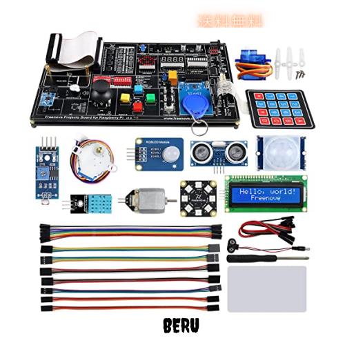 Freenove プロジェクト キット Raspberry Pi 4 B 3 B+ 400、Python C Java スクラッチ コード、607 ページの詳細なチュートリアル、102 の通販は 8,355円