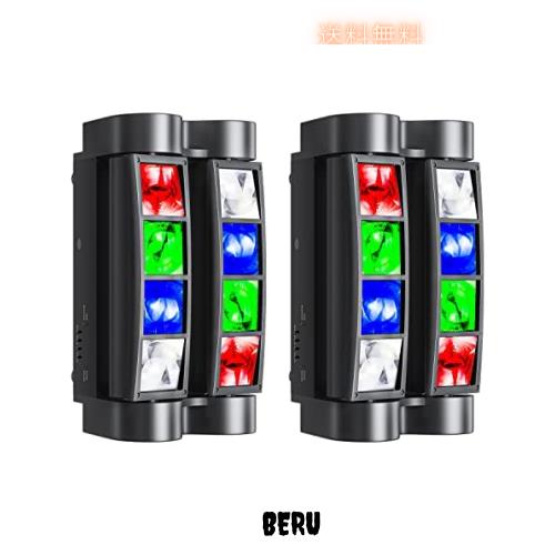 BETOPPER ムービングライト 8x3W RGBW LED ステージライト DMX512 7/13CH disco light for party音声連動イベント 舞台/演出/結婚式/パー