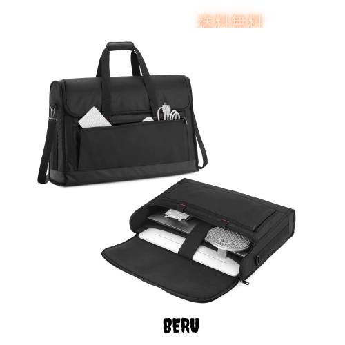 Trunab LCD用キャリングバッグ 24インチ用 LCD用（液晶ディスプレイ）トートバッグ ポケット付き ハンドル付きバッグ ブラック 7,837円