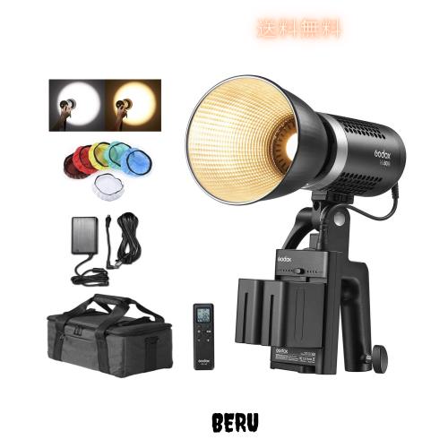 【Godox正規代理店】GODOX ML60Bi ML60 Bi 60W デュアルカラー LEDライト静音モードポータブル明るさ調整リチウムイオンアウトドア LEDラ