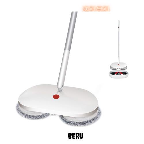 CLEANHOME コードレス回転モップクリーナー 自動洗浄機能 電動モップ フローリング掃除 自走式 360度回転 スプレーモップ 扇形噴水 充電