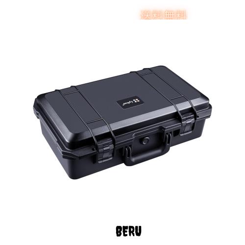 Lykus HC-5110 防水ハードケース 格子状カットスポンジが内蔵 内寸:51x29x17cm ラップトップ、小型ドローン、ビデオカメラ、アクションカ