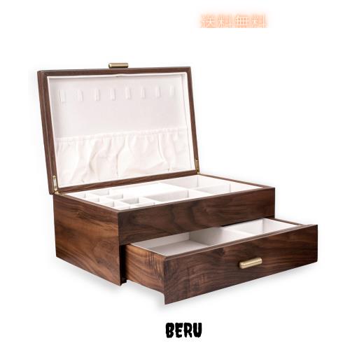 ハイエンド無垢材ジュエリー収納ボックスレディースレトロ木製 ハイエンド無垢材ジュエリー収納ボックスレディースレトロ木製