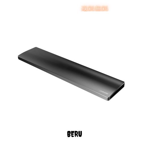 NUOLUX リストレスト アームレスト パームレスト 手首置き 金属 ハンドレスト おしゃれ すべり止め付 人間工学デザイン 腕置き 87鍵 キー