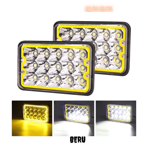Aoling 4X6 LED ヘッドライト シールドビーム ヘッドライト 角型
