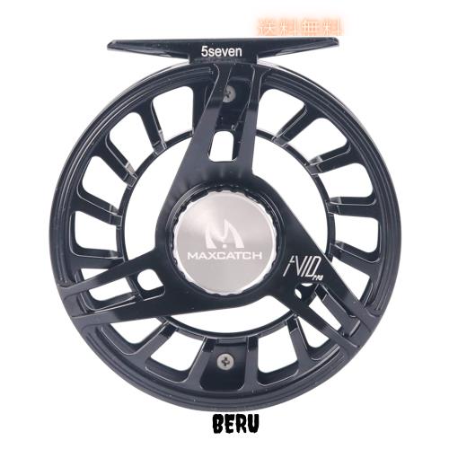 Maxcatch AVID PROフライリール、CNC機械加工アルミニウムボディ超大型アーバーデザイン フライフィッシングリール-3 / 5、5 / 7、7 / 9