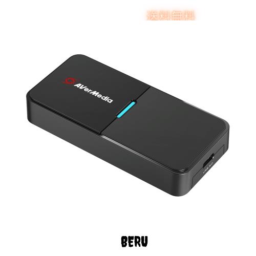 AVerMedia Live Streamer CAP 4K（BU113） ‐ USB 3.1 HDMI ビデオキャプチャーデバイス 4K30 / 1080P60 HDR 映像配信/録画 デジタル一眼