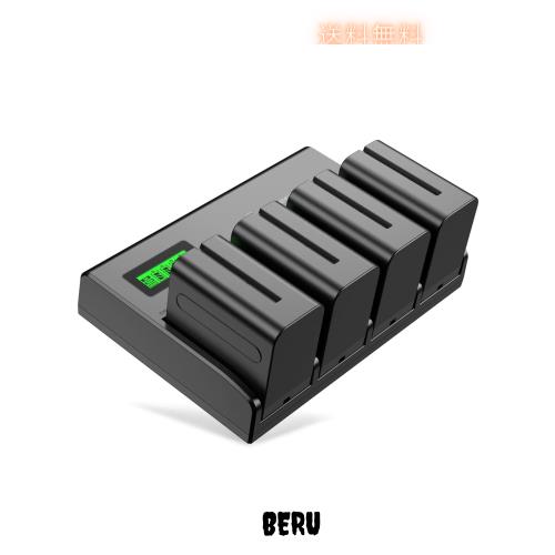 Powerextra NP-F970互換バッテリー 4個セット 8800mAh リチウムイオン電池 7.4V容量 NP F970バッテリー Sony NPF970,F750,F960,F530,F570