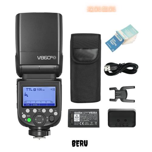【Godox正規代理店】Godox V860III-O カメラフラッシュ TTL 2.4G GN60 5300K Speedlite HSS 1 / 8000s 高速同期 ストロボ スピードライト