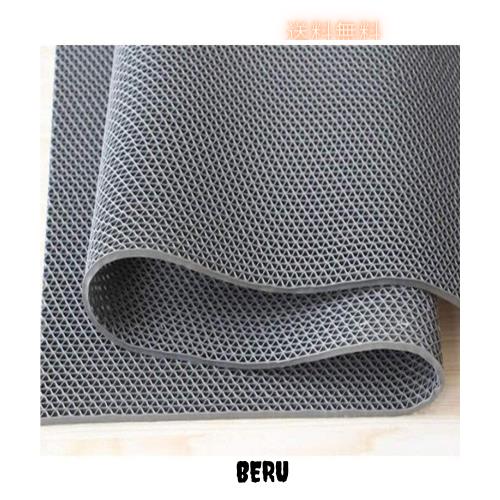 sumunior 屋外 屋内滑り止めマット マット 300x90cm PVCシート 排水ゴム床マット 有孔ラバーマット 玄関マット 可能 転倒防止 泥落とし の通販は 8,292円