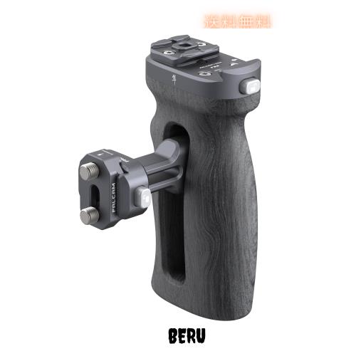 ULANZI サイドハンドル F22 クイックリリース 1/4ネジ付き ミカルタ素材 軽量 サイドフォーカスハンドル 左右使用可能 上下調整可能