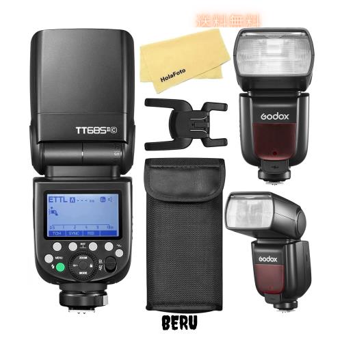 【日本語説明書】Godox TT685II-C カメラフラッシュスピードライトCanonカメラに対応, E-TTL 2.4G GN60 HSS 1 / 8000S、0.1-2.6sリサイク
