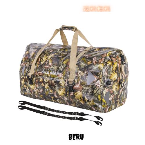 WILD HEART 防水バッグ ダッフルバッグ 40L 66L 100L 溶接シームショルダーストラップ付き バインディングロープ カヤック キャンプ ボーの通販は 8,655円