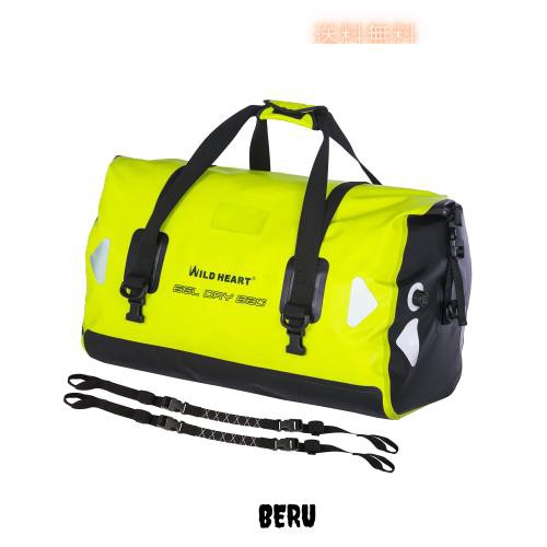 WILD HEART 防水バッグ ダッフルバッグ 40L 66L 100L 溶接シームショルダーストラップ付き バインディングロープ カヤック キャンプ ボーの通販は