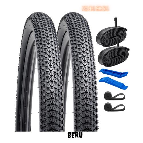 2本セット,29 2.10 タイヤ,29x2.10 54-622 自転車タイヤ + 28/29x1.75/2.40 チューブ 肉厚 米式バルブ32mm +リムテープ+タイヤレバ,Y-200