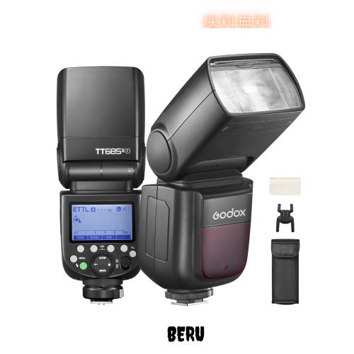 Godox TT685IIF カメラフラッシュ スピードライト 2.4G HSS 1/8000s TTL GN60 TCM機能 技適マーク付き クイックリリース・ホットシュー