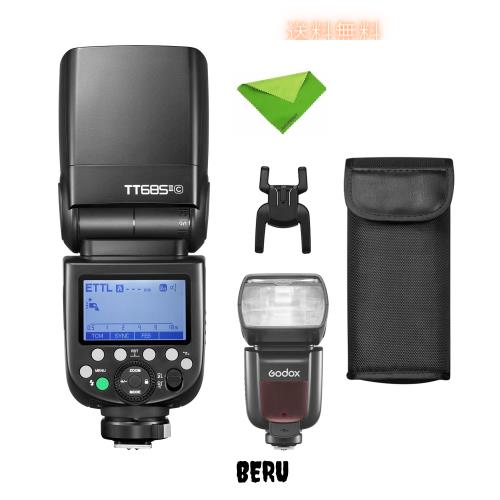 【Godox正規代理店】Godox TT685II-C Canon 適用, E-TTL カメラフラッシュスピードライト,2.4G ワイヤレスXシステム 1/8000S高速同期 TCM