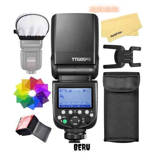 【日本語説明書】GODOX TT685II-S フラッシュストロボ スピードライトSony カメラ に対応,TTL GN60 HSS 1/8000S 高速同期 0.1-2.6Sリサイ