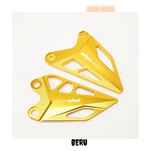 ALECLOT Ninja400 パーツ ヒールプレートガード アルミ製 フットペッグ プロテクターフットペッグ 左右セット カワサキ Ninja400 2018 20の通販は