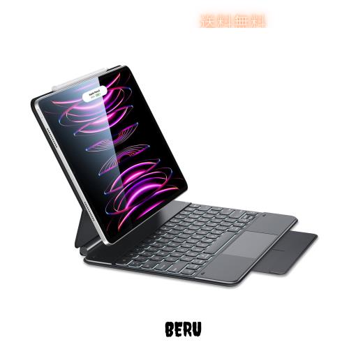 日本語マジックキーボード ESR iPad Pro 12.9 キーボード ケース 第6/5/4/3世代 キーボード 磁気吸着 マジックキーボード タッチパネル搭の通販は