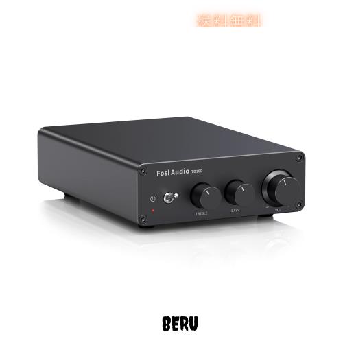 Fosi Audio TB10D 600W パワーアンプ TPA3255 デジタルアンプ 2.0CH 小型 オーディオ HiFi ステレオ クラスD アンプ スピーカー用 家庭用