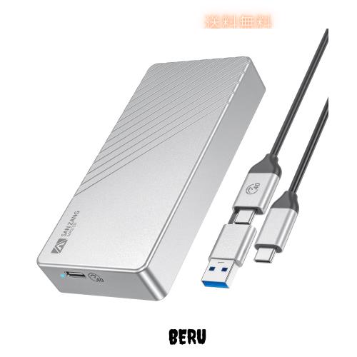 M.2 SSD 外付けケース40Gbps USB4.0 NVMe M.2 SSDケース 高放熱 Thunderbolt 3/4 ポータブル SSD外付けケース アル アルミニウム製 エンの通販は