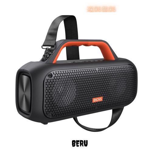 DOSS Extreme Boom Bluetoothスピーカー 60W大音量 ブルートゥーススピーカー IPX6防水 30時間再生 ワイヤレススピーカー ポータブル 低