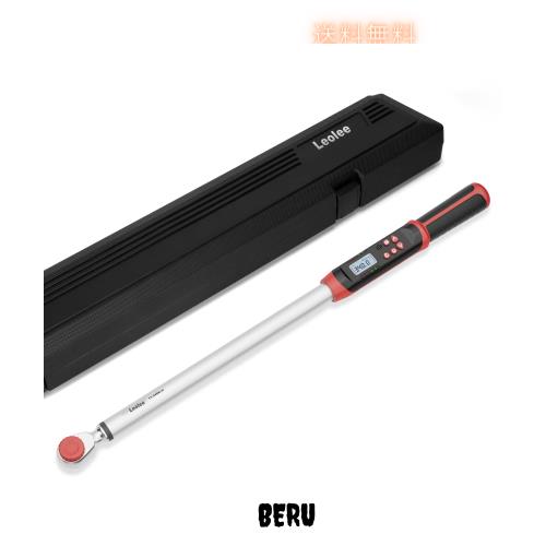 Leolee デジタルトルクレンチ 17-340Nm(12.7mm) 内蔵ブザー及びLED警告灯 高精度 双方向ラチェットヘッド トルクレンチ 自転車 自動車 エの通販は