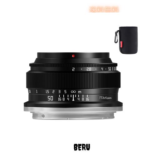 TTartisan 50mm F2 フルサイズ マニュアルフォーカスレンズ ソニーEマウントカメラ対応 A7 A7II A7III A7R A7RII A7RIII A7RIV A7S A7SII