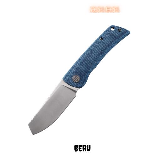 Petrified fish PFE05 Flavorist 折りたたみナイフ3.15インチK110サテンブレードスチールMicartaハンドルEDCアウトドアキャンプ用ポケッ